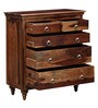 Harleston Solid Wood Chest Of Drawers In Rustic Teak Finish