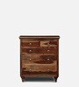 Harleston Solid Wood Chest Of Drawers In Rustic Teak Finish