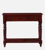 Harleston Sheesham Wood Console Table In Scratch Resistant Honey Oak Finish