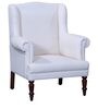 Harleston Wing Chair in Honey Oak Finish