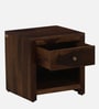 Harlev Sheesham Wood Bedside Table In Provincial Teak Finish With Drawer