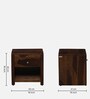 Harlev Sheesham Wood Bedside Table In Provincial Teak Finish With Drawer