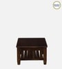 Harlev Sheesham Wood Coffee Table In Provincial Teak Finish With Open Storage