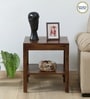 Harlev Sheesham Wood End Table In Provincial Teak Finish