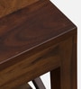 Harlev Sheesham Wood End Table In Provincial Teak Finish