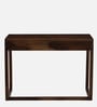 Harlev Sheesham Wood Writing Table In Provincial Teak Finish