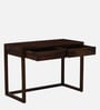 Harlev Sheesham Wood Writing Table In Provincial Teak Finish