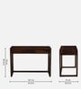 Harlev Sheesham Wood Writing Table In Provincial Teak Finish