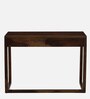 Harlev Sheesham Wood Writing Table In Provincial Teak Finish