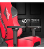 Harley Quinn Leather Gaming Chair in Red & Black Colour