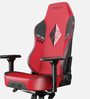 Harley Quinn Leather Gaming Chair in Red & Black Colour