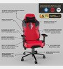 Harley Quinn Leather Gaming Chair in Red & Black Colour