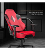 Harley Quinn Leather Gaming Chair in Red & Black Colour