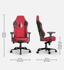 Harley Quinn Leather Gaming Chair in Red & Black Colour