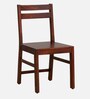 Myko Solid Wood Dining Chair In Honey Oak Finish (Set Of 2 )