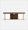 Harmond TV Console In Brown Maple & White Colour