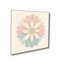 Floral Beauty on Beige Canvas Painting Set of 4 Black Frame