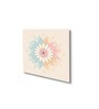 Floral Beauty on Beige Canvas Painting Set of 4 Stretch Canvas Frame