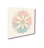 Floral Beauty on Beige Canvas Painting Set of 4 White Frame