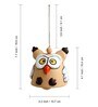 Harmonious Hoots Handmade Multicolour Terracotta Wind Chime & Decorative Hanging