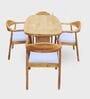 Harmony 4-Seater Dining Table Set In Mango Wood Finish