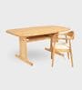 Harmony 4-Seater Dining Table Set In Mango Wood Finish