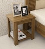 Kosmo Harmony Night Stand In Natural Teak Finish