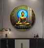 Harmony Buddha Mural Acrylic Round Wall Art