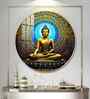 Harmony Buddha Mural Acrylic Round Wall Art