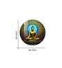 Harmony Buddha Mural Acrylic Round Wall Art