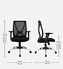 Harmony Breathable Mesh Ergonomic Chairs In Black Colour