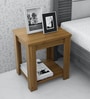 Kosmo Harmony Night Stand In Natural Teak Finish
