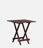 Seigen Sheesham Wood Folding Coffee Table In Honey Oak Finish