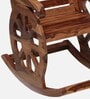 Harold Sheesham Wood Rocking Chair in Scratch Resistant Honey Oak Finish