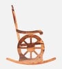 Harold Sheesham Wood Rocking Chair in Scratch Resistant Honey Oak Finish