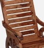 Harold Sheesham Wood Rocking Chair in Scratch Resistant Honey Oak Finish