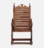 Harold Sheesham Wood Rocking Chair in Scratch Resistant Rustic Teak Finish