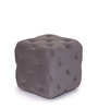 Harold Fabric Pouffe in Grey Colour