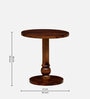 Harper Sheesham Wood End Table In Provincial Teak Finish
