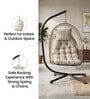 Harper Swing 1 Seater In Beige Colour