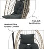Harper Swing 1 Seater In Grey Colour