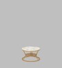 Harpy Metal Nest Of Tables in White & Gold Finish