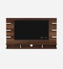 Harri TV Unit In Brown Maple & White Finish