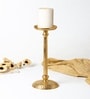 Harrington Large Gold Candle Holder
