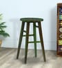 Harrington Sheesham Wood Tall Bar Stool In Spring Green