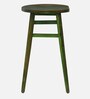 Harrington Sheesham Wood Bar Stool In Spring Green Finish