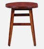 Harrington Sheesham Wood Seating Stool In Honey Oak Finish