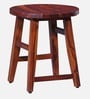 Harrington Sheesham Wood Seating Stool In Honey Oak Finish