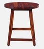 Harrington Sheesham Wood Seating Stool In Honey Oak Finish