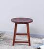 Harrington Sheesham Wood Seating Stool In Honey Oak Finish